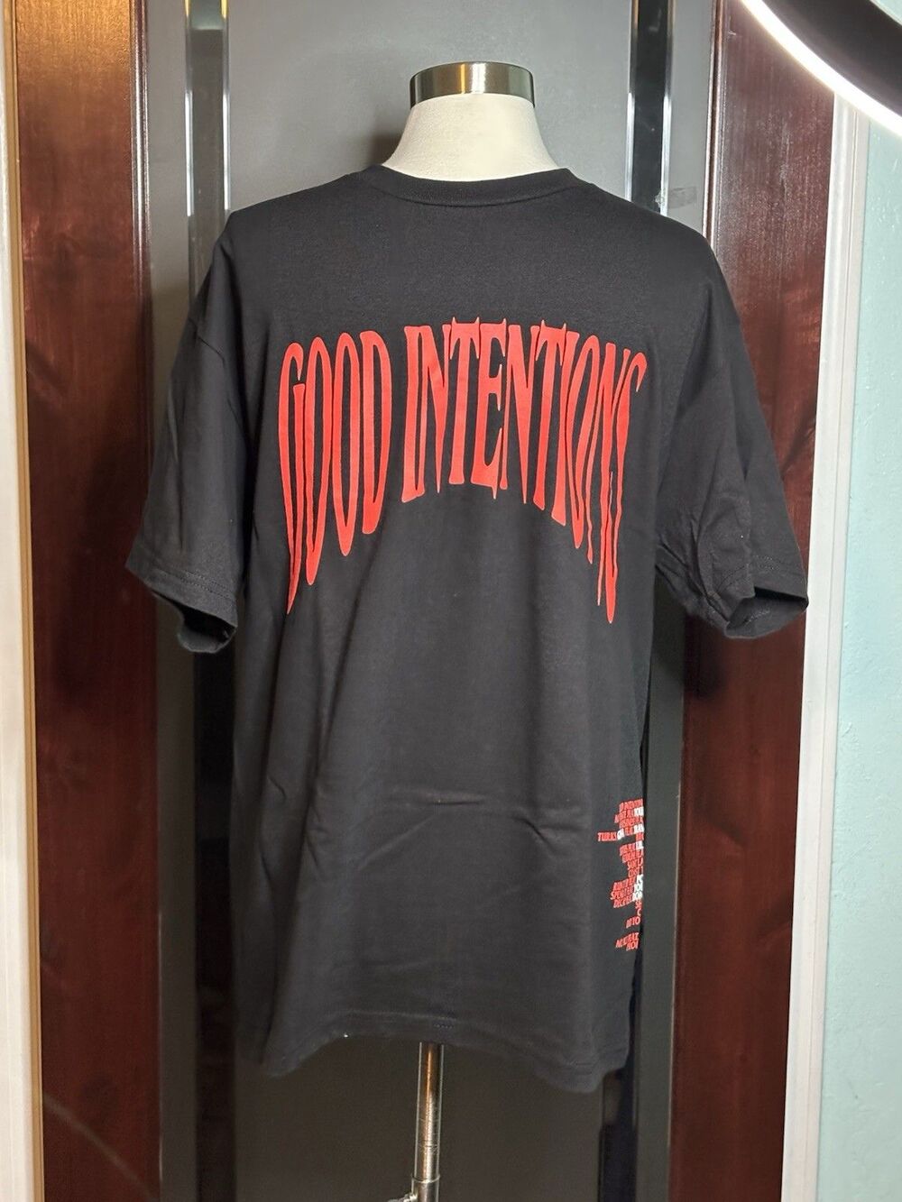 NEW Authentic VLONE x NAV Good Intentions Streetwear T-Shirt Size Mens Large